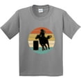 thumbnail image 3 of Inktastic Rodeo Barrel Racing Cowgirl Youth T-Shirt, 3 of 5