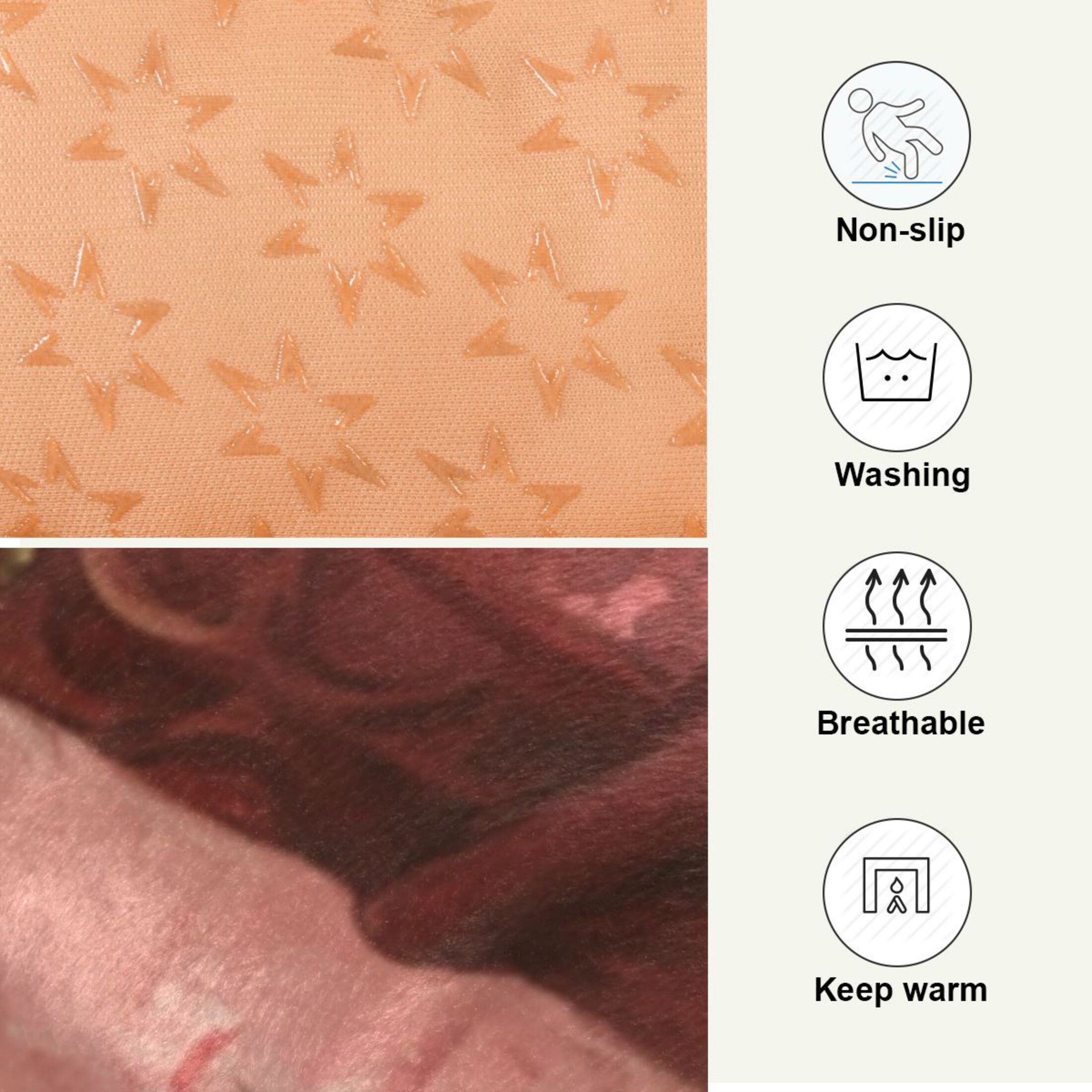 Qxltty Red Basket Cat Ped Pad Wear-resistant and Hard to Bite Through Sleeping Pad for Small Medium Large Dogs Winter Pet Bed 36×24in