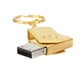 thumbnail image 5 of Cateissary Gire la unidad flash USB U Disk Pen Drive 8GB-128GB USB Storage Computer U Disk Estaciones de acoplamiento para portátiles oro 4 GB, 5 of 6