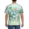 thumbnail image 2 of Rocae Succulent for Men's Moisture-Wicking Crew Tee - T-Shirt for Sports, Outdoor Activities, and Casual WearXX-Large, 2 of 9