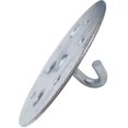 thumbnail image 2 of Metal Round Base Ceiling Hook 90mm Heavy Duty Chandelier Hook Fitting,2 Pieces, 2 of 5