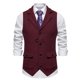 thumbnail image 2 of pstuiky Camisetas sin mangas para hombre, Chaleco informal de color liso con bolsillos y solapa para hombre Chaleco para hombre xl, 2 of 6