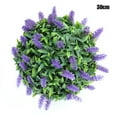 thumbnail image 3 of CAROOTU Homemade Purple Lavender Hanging Topiary Ball Flower Plant Decor Basket Pot Handmade, 3 of 7