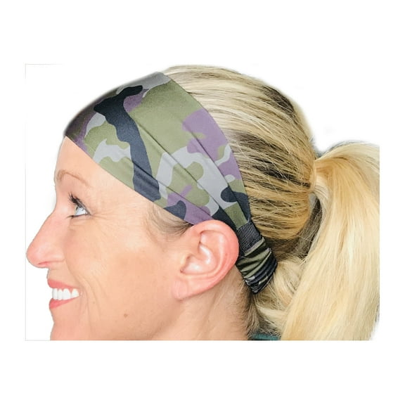 Military Workout Headband / Sweat Band for Teens & Women - Soft, Comfortable, and Moisture Wicking