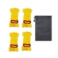 thumbnail image 3 of Soporte de accesorios de equipo Zulema 4x líneas reflectantes con cuerdas de campamento Amarillo, 3 of 8