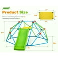thumbnail image 5 of Zupapa Climbing Dome with Slide, Jungle Gym Monkey Bar for Backyard Max Load 440 lbs, 2 in 1 Geometric Climber, 5 of 7