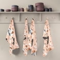 thumbnail image 5 of Coolnut Soft Absorbent Reusable Kitchen Towels, Set of 1|28x18 in, Cute Raccoons Pattern Dining Kitchen Living Room Tea Towels Dish Towels Decorative Towels Washcloth Gift, 5 of 7