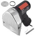 thumbnail image 1 of KFFKFF Electric Gyro Knife, 80W Pro Kebab Slicer, Industrial Grade Stainless Cutter for Shawarma, Includes 2 Blades, 4"/100mm Blade Size, Slice Thickness 0-8mm Adjustable, 1 of 9
