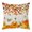 White, Orange, variant on Throw Pillow Covers, Fall Pumpkins 24x24 Pillow Covers for Couch/Sofa/Bed, Thanksgiving Red Orange Maple Leaves Branch Decorative Square Linen Cushion Pillowcase for Home Decor