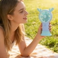 thumbnail image 7 of Mini Deer Handheld Fan USB Rechargeable Portable Pocket Size Personal Cooling Small Fan Cute Design for Travel Office Outdoor by PALIFEUR, 7 of 7