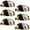 Multicolored 3, variant on PhooArto 6 Pcs Cup Drawer Pulls, Sunflower Pug Dog Wooden Board Shell Shape Handles Cabinet Knobs for Dresser Cupboard Closet Wardrobe with Screws