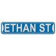 thumbnail image 1 of Ethan Street - Blue - Plastic Wall Sign, 1 of 1