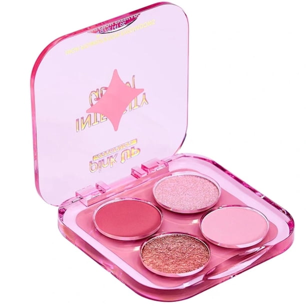 Cuarteto de Sombras para Ojos Intensity Glam Pink Up rosa