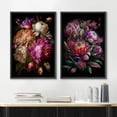 thumbnail image 2 of IDEA4WALL Framed Canvas Print Wall Art Set Moody Flower Floral Botanical Prints Minimalist Art Modern Wall Decor Dark Academia Artwork for Living Room, Bedroom, Office - Black 16"x24"x3, 2 of 5