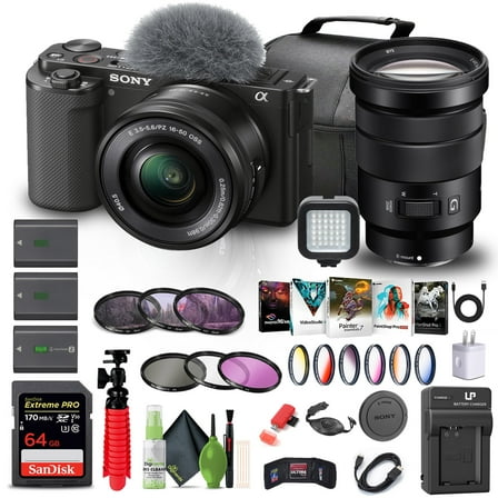 Sony Alpha ZV-E10 II Mirrorless Camera with Sony 18-105mm Lens Bundle (International Model)