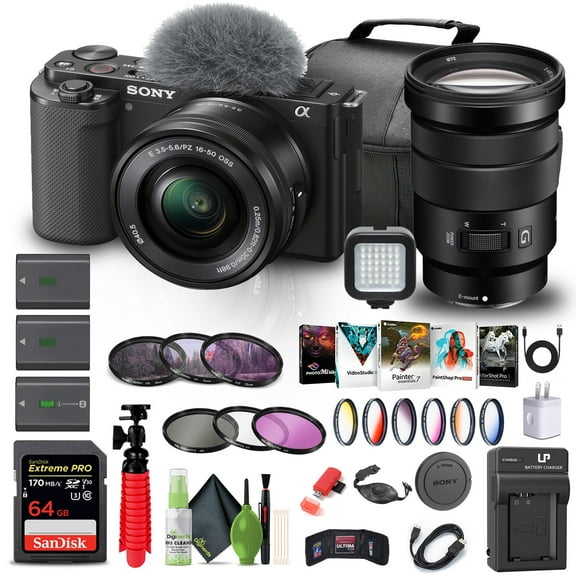 Sony Alpha ZV-E10 II Mirrorless Camera with Sony 18-105mm Lens Bundle (International Model)
