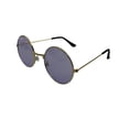 thumbnail image 2 of Qarigey Sun Eyewear Classic Portable Sunshade Gafas de sol Marco de metal multifuncional De moda para mujeres Golden, Purple Type3 NO3, 2 of 6