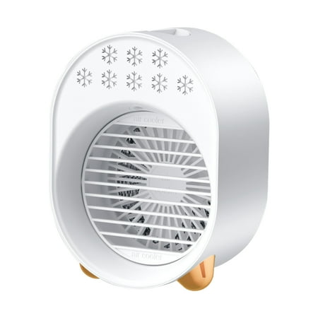 

USB Charging Air Conditioner Fan With Light Adjustable Wind Direction 3 Speed