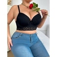 thumbnail image 5 of Plus Size Women's Lace Trimmed Bra With Underwire, 5 of 5
