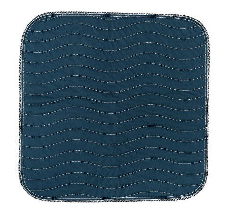 Platinum Care Pads Heavyweight Chair Pad/Underpad Washable With Anti-Slip Backing Size - 17X24 Blue - image 2 of 3