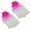 White+Pink, variant on Belly Dancing Silk Fans Veils Long Folding Fan 180x90cm Yellow Yellow