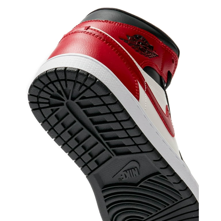 Women's Air Jordan 1 Mid Sail/Gym Red-Off Noir-White (BQ6472 Women's Air Jordan 1 Mid Sail/Gym Red-Off Noir-White (BQ6472