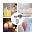 thumbnail image 3 of 8 Set Stainless Steel Double Boiler Long Handle Wax Melting Pot, Pitcher & Mixing Spoon Candle Soap Making, 3 of 7