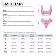 thumbnail image 2 of Kdxio Pink Print Women's 2 Piece High Waisted Wrap Spaghetti Strap Summer Swimsuit Bikini Set-XX-Large, 2 of 5
