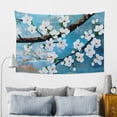 thumbnail image 7 of Shiartex White Flowers Tapestry Home Decor 100% Polyester Wall Art 60x40in, 7 of 7