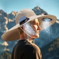 thumbnail image 1 of Wide Solar Fan Outdoor Fishing Hat Men Sun Hat With Solar Fan Fishing Hats 3 Speed Adjustable Fan Hat, 1 of 7