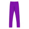 thumbnail image 7 of Moggemol Girls' Compression Pants Stretchy Yoga Tights Athletic Running Sports Workout Active Dance Purple 10, 7 of 7