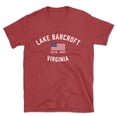 thumbnail image 1 of Lake Barcroft Virginia Patriot Men's Cotton T-Shirt, 1 of 1