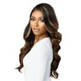 thumbnail image 3 of Sensationnel Human Hair Blend HD Lace Front Wig Butta Lace Glam Wave 24" (T4/CHESTNUTBLONDE), 3 of 5