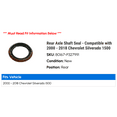 thumbnail image 2 of Rear Axle Shaft Seal - Compatible with 2000 - 2018 Chevy Silverado 1500 2001 2002 2003 2004 2005 2006 2007 2008 2009 2010 2011 2012 2013 2014 2015 2016 2017, 2 of 2