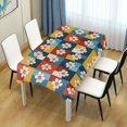 thumbnail image 4 of Yayeee Tablecloths 54" x 72" Rectangle Wrinkle Resistant Party Table Cover, Yellow Checkered Daisy, 4 of 8
