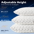 thumbnail image 3 of Pillow KUCEY Cooling Side Sleeper, espuma viscoelástica, tamaño queen, juego de 2, 3 of 9