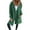 Green XL, variant on Women's Lapel Jacket Long Sleeved Woolen Coat Slim Jacket Office Pocket Casual Thin Cardigan for Autumn Winter