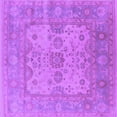 thumbnail image 1 of Ahgly Company Indoor Square Oriental Purple Industrial Area Rugs, 3' Square, 1 of 4