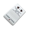 thumbnail image 2 of Kearding Convertidor de voltaje de doble vía para oficina, electricidad de viaje para acampar, 110V a 220V, inversor regulador de adaptador Adaptadores de corriente Blanco S6 70W, 2 of 6
