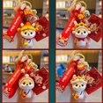 thumbnail image 5 of Llavero con dijes, lindo llavero de la suerte con forma de Shiba Inu, delicado bolso de mano, llaves, accesorios de PVC, regalos para niños, niñas y mujeres (Shiba Inu D), 5 of 5