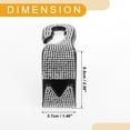 thumbnail image 4 of Ganchos de reposacabezas de 2 piezas para automóvil, ABS, Rhinestone, blanco, 4 of 7
