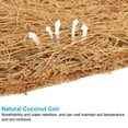 thumbnail image 4 of Uxcell 10Pcs Coconut Fibers Mulch Ring, Coco Coir Tree Protector Mats Tree Disc Plant Cover Protection 8 Inch, 4 of 6