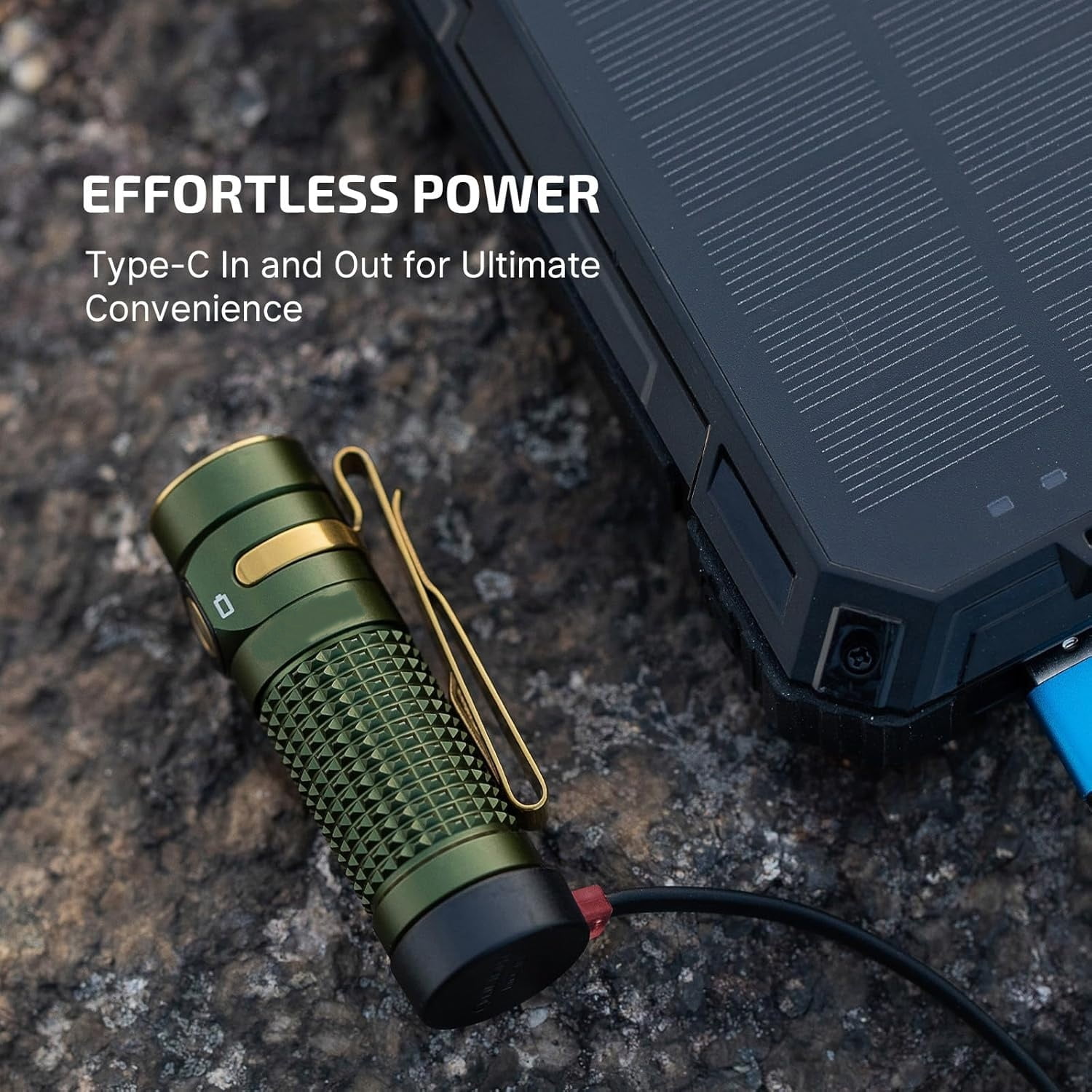 4 Rechargeable EDC Flashlight, LED Pocket Light 1300 Lumens with Magnetic Charging Cable, 6 Modes, IPX8 Waterproof Powerful Bright Flashlight for Home, Camping and Emergencies