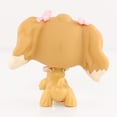 thumbnail image 4 of Mini lps shop Blond Cocker Spanie Dog #748 with Pink Accessories Girl Gift lps Collection Kids Gift Girl Play Figure, 4 of 7
