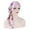 lightpurple, variant on Bright silk punching cloth flower turban hat flower turban hat Muslim can hide hair turban hat