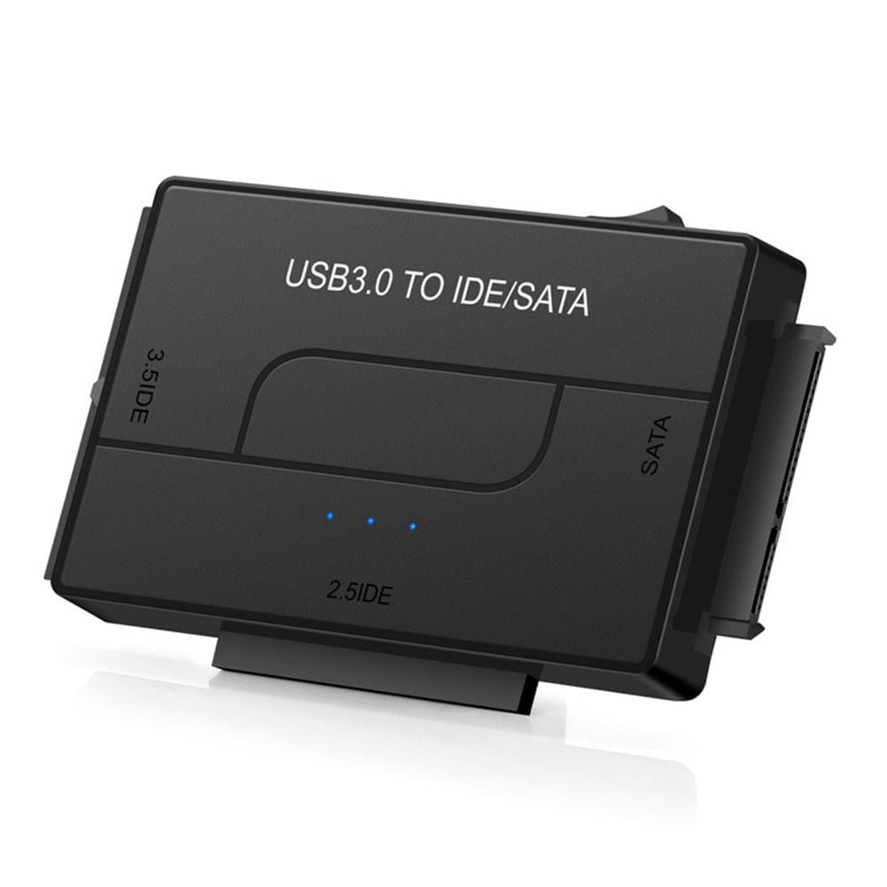 Zilkee USB 3.0 to SATA IDE Adapter Converter for 2.5/3.5 Inch HDD SSD, External Hard Drive & Optical Drive Enclosure, Plug & Play, UK Plug