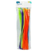 Hello Hobby Neon Fuzzy Sticks, 100-Pack
