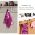 thumbnail image 3 of Pink Christmas Tree Hand Towels 2 PCS, Xmas Kitchen Towel Ultra Soft and Highly Absorbent,Decorative Fingertip Face Towel for Bathroom Hotel, 28.3"x14.4", 3 of 6