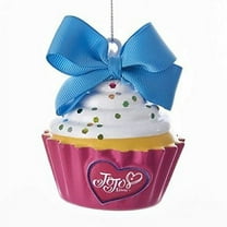 JOJO SIWA Pink Cupcake Christmas Ornament, 3.25" Tall, by Kurt Adler