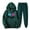 Green, variant on JURANMO Women's Two Piece Set, Women's 2 Piece Outfits Sweatsuit Sets Oversized Hoodies Wide Leg Sweatpant Tracksuit 2024 Fall Matching Lounge Set Todays Daily Deals Black XL